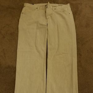 Cream Boot Cut Jean